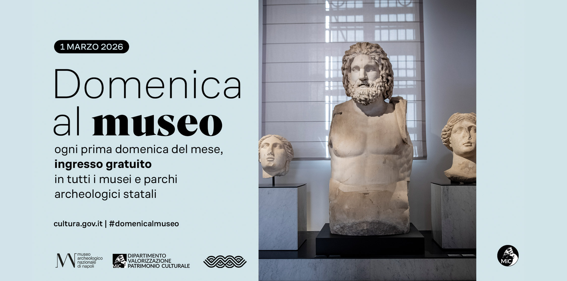 Domenica al MANN 1 marzo 2026